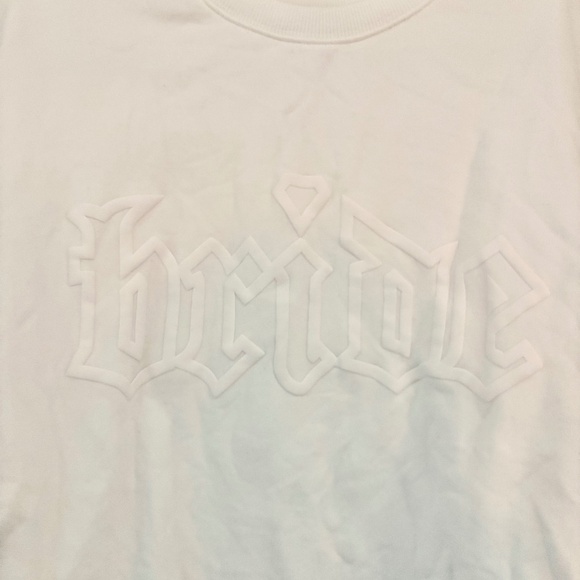 Fleece Cropped Crewneck Sweatshirt - Picture 3 of 4